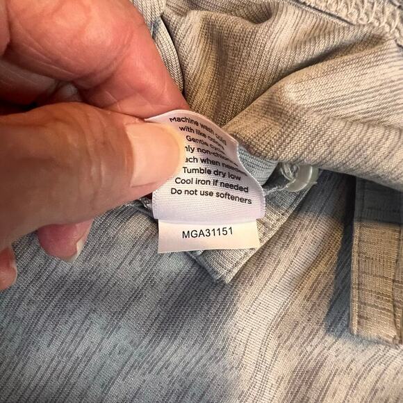 Walter Hagen Ess Space Dye Men's Polo.  Grey Alloy. NWT. Size XXL - Picture 6 of 8